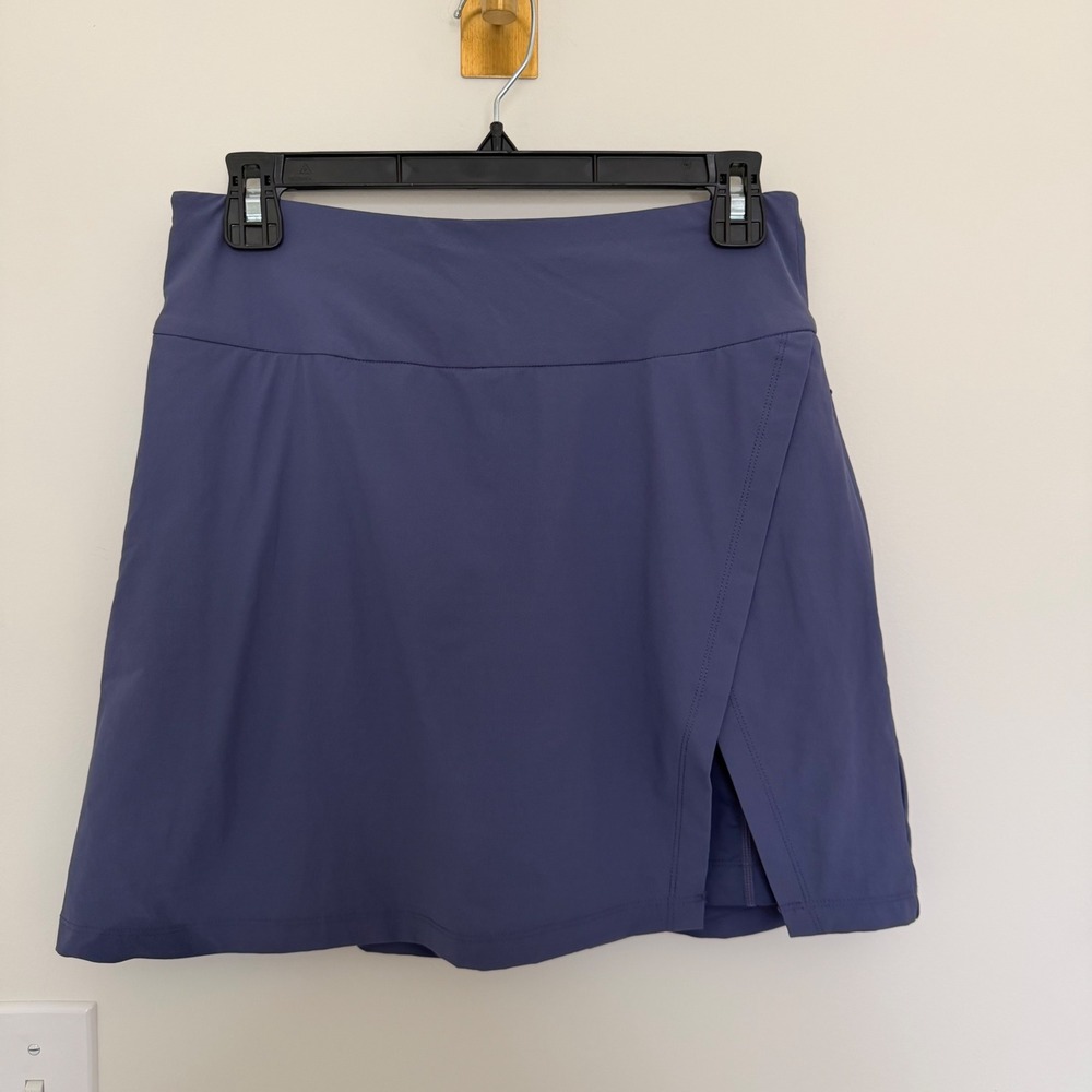 Alder Apparel Get Dirty Skort Blue Purple Size S Athletic Hiking Wrap Skirt